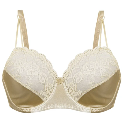 سوتین زنانه پانیذ کرم کد 66366-4