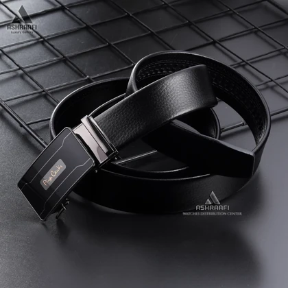 کمربند مردانه چرمی Pierre Cardin Leather Ratchet Belt BL130