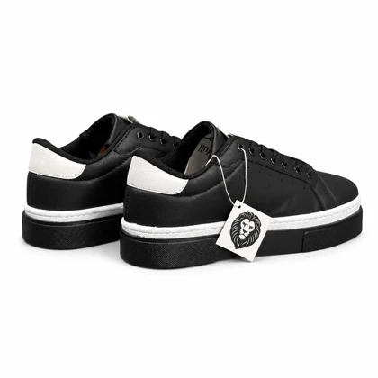 کفش کتانی مردانه مدل ونس پل اندبیر مشکی سفید Vans Pull Bear