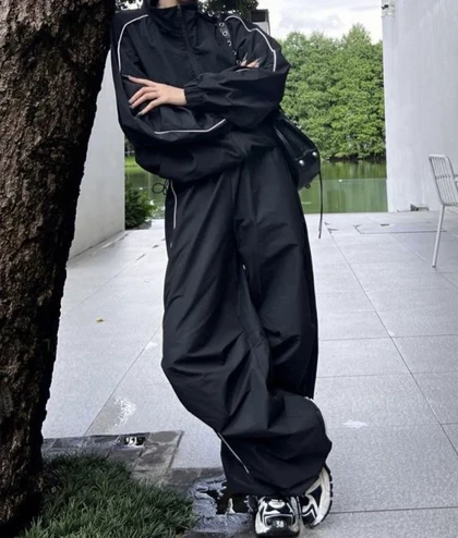 ست سویشرت و شلوار نواردار اسپرت