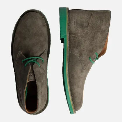 سافاری تنباکو سبز جیر دور سبز - Safari Veldskoen C Design Tobacco Leaves/Green S Green Line