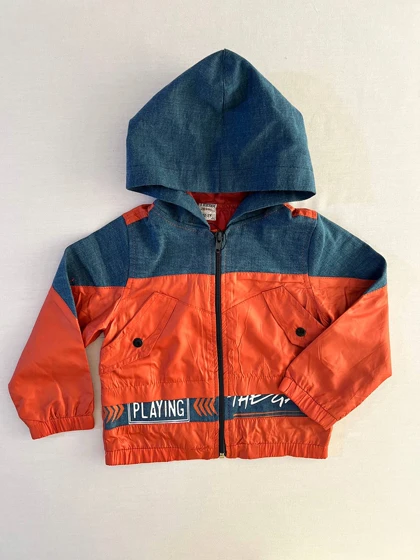 سویشرت کلاه دار بچگانه ترک مدل دو رنگ 20001