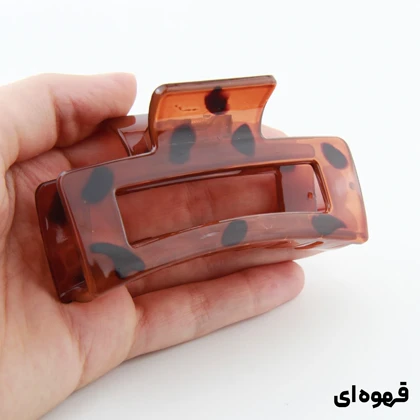 کلیپس دخترانه مدل مستطیلی خال‌خالی