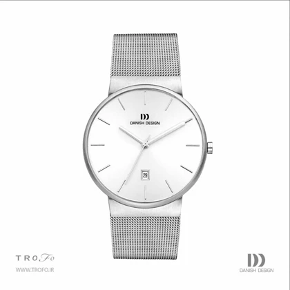 ساعت مچی عقربه ای مردانه دنیش دیزاین (Danish design) مدل IQ62Q971 Tåge Silver Large