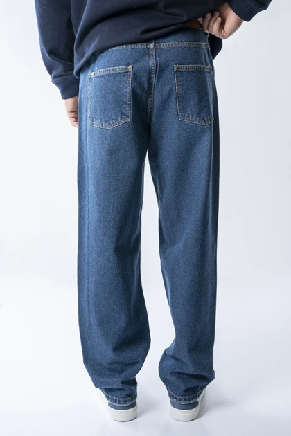 شلوار جین نیم بگ مردانه