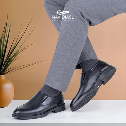 کفش مردانه چرم کلاسیک کد 7044022