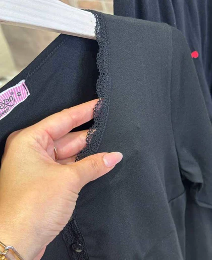 بلوز و شلوار سایز بزرگ نخ پنبه سکسن کد40824