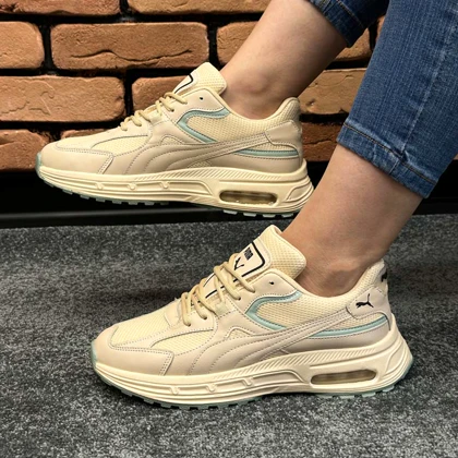 کتانی اسپرت زنانه مدل پوما PUMA رنگ کرم