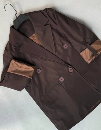 بارانی زنانه مدل 4 دکمه زارا (Zara) قد 70 آستردار