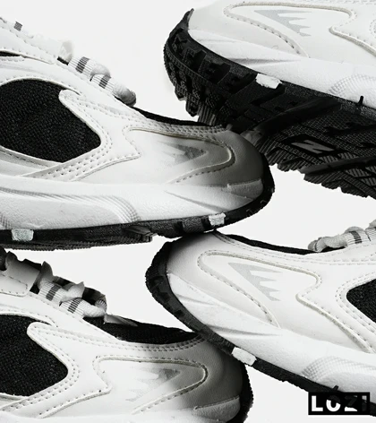 کفش کتانی مردانه و زنانه سفید مشکی NEW BALANCE 725