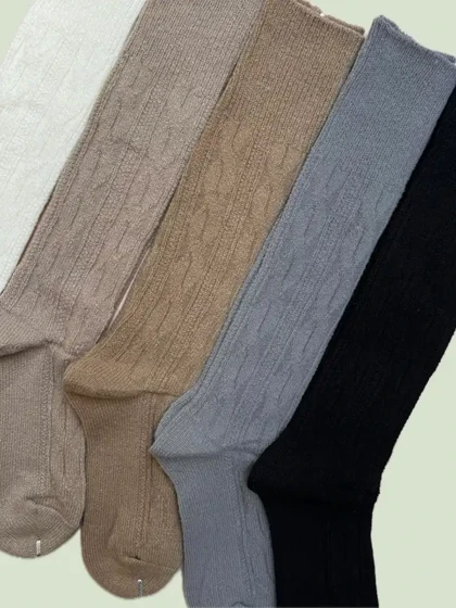 جوراب زیر زانو زنانه بافت گیسو