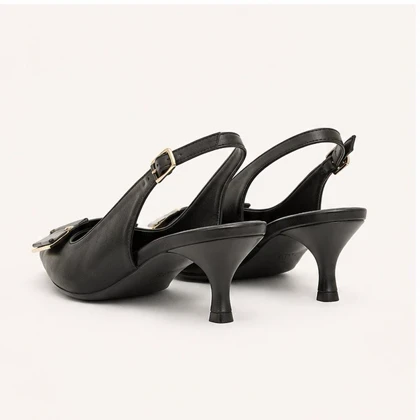 کفش مجلسی زنانه پاشنه‌دار 5 سانت مدل 400933 _ sandal valentino