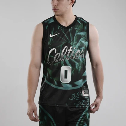 ست رکابی و شلوارک بسکتبالی سلتیکس مدل Nike-DRI FIT-5B094 سبز مشکی