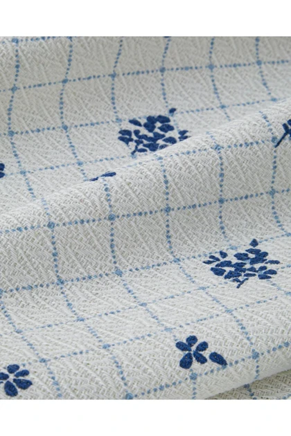 روتختی پیکه دو نفره English Home مدل Heritage blue پنبه‌ای - آبی