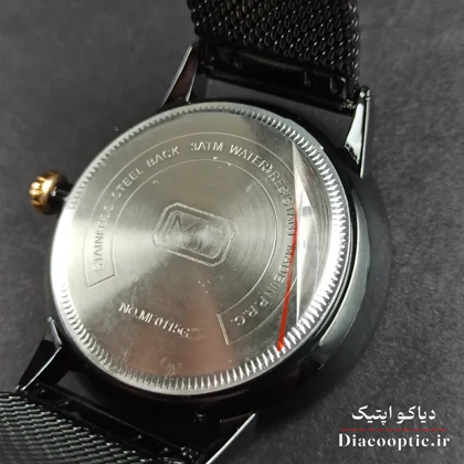 ساعت مچی مردانه اورجینال موتور ژاپن برند مینی فوکوس مدل Mf0115G.01 بند حصیری