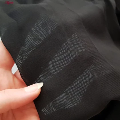 بادی آستین بلند زنانه پاپیلون مدل آستین توری رنگ مشکی مدل 5376-452