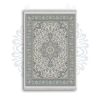 فرشینه از جنس پارچه هازان مخمل ترک طرح سنتی و مدرن برند دفه کد DAMG414