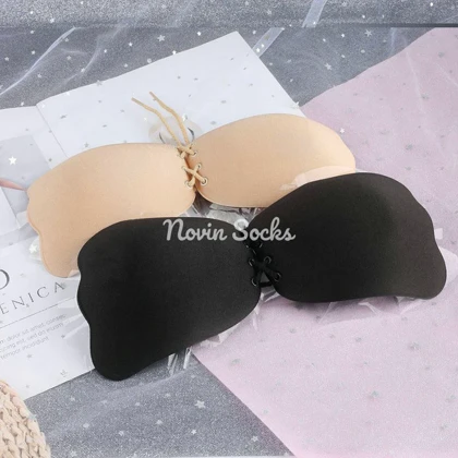 سوتین لیفت پروانه ای کرمی 105418