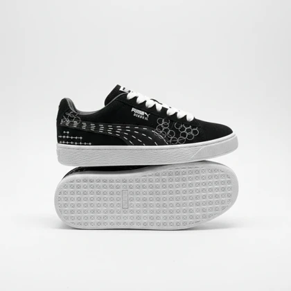 کفش کتانی پوما مدل المپیک مشکی کد 295101