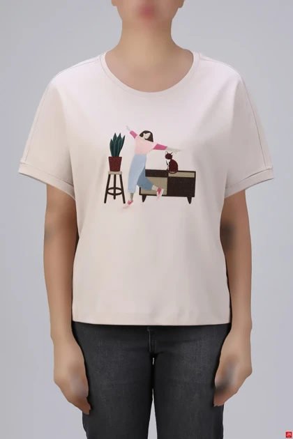 تیشرت زنانه کد 04409