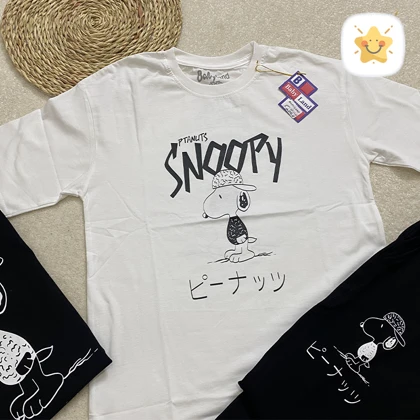 تیشرت شلوار پسرانه SNOOPY پنبه خالص 9 تا 16 سال