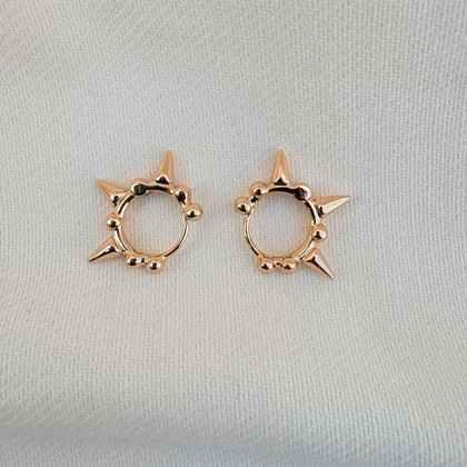 گوشواره میخی طرحدار ژوپینگ