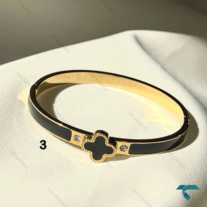 دستبند ونکلیف طلایی VanCleef-8521-L