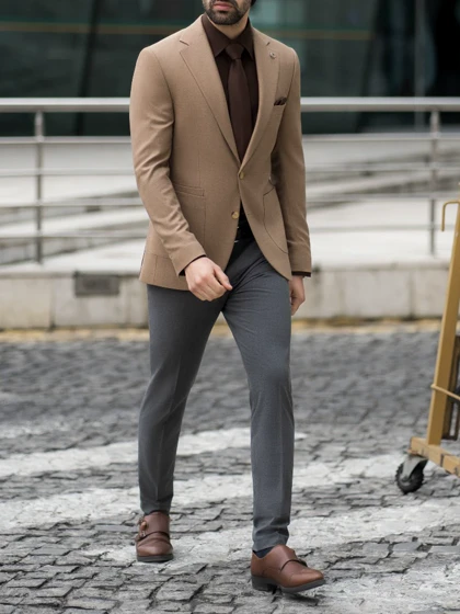 کت دودکمه c243