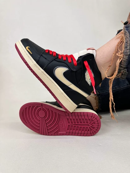کتانی ساق‌دار زنانه ساق‌دار ایر جردن 1 NIKE AIR JORDAN 1 BICYCLE کد 912 دختر طهرونی
