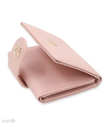 کیف پول دخترانه تاشو دکمه دار Taomicmic تائومیک میک کد Y8395 طرح گربه