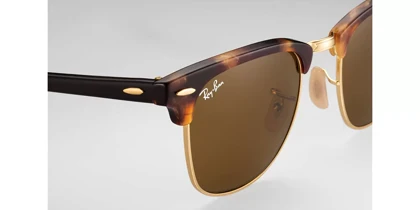 عینک آفتابی RayBan 3016 51 Clubmaster Fleck Brown Classic B 15