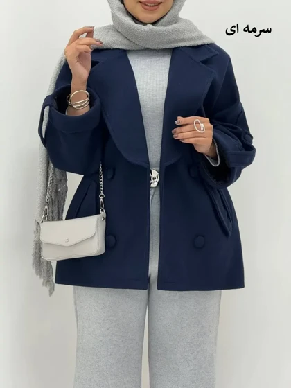 3806-پالتو آستردار آهو