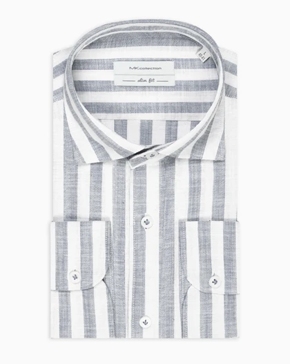 ام کی کالکشن پیراهن آستین بلند mk-25699-charcoal