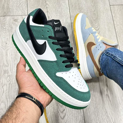 کفش کتانی اسپرت مردانه رنگ یشمی مدل نایک ایر NIKE