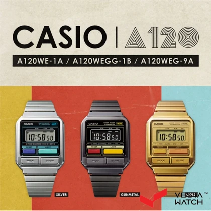 ساعت مچی مردانه و زنانه کاسیو CASIO مدل A120WEG-9ADF