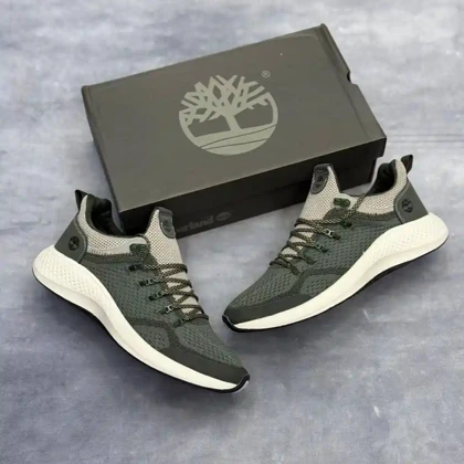 کفش تیمبرلند سبز مردانه Timberland Green Knit Sneaker