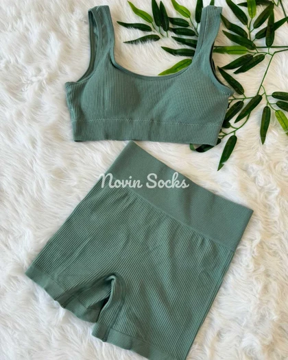 ست نیم‌تنه شلوارک لاله