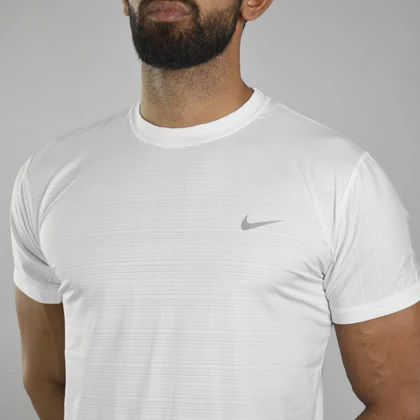 تیشرت ورزشی مردانه نایک مدل VHD-Dri Fit-3G1167 سفید