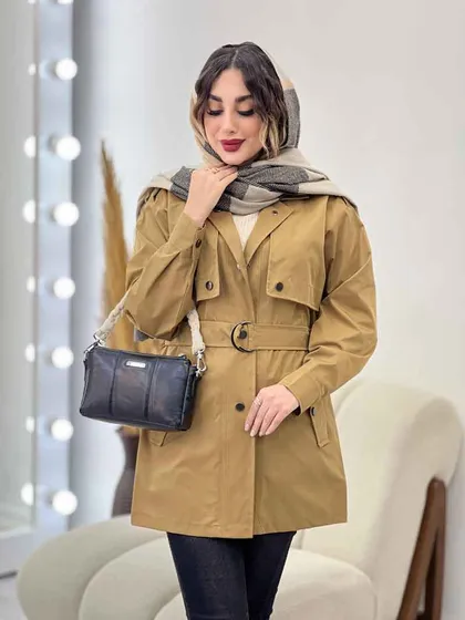 بارانی ژیله دار ساینا