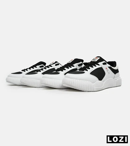 کفش کتانی مردانه کرم مشکی FILA مدل 5380