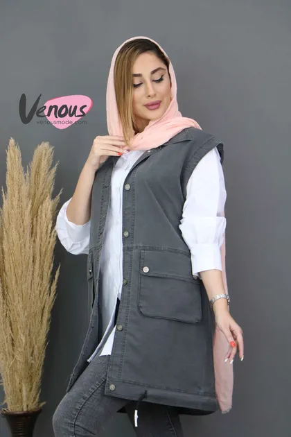 مانتو جین سارافونی دو تیکه