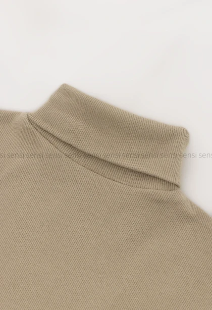 بلوز آستین بلند یقه اسکی کبریتی کد1004908