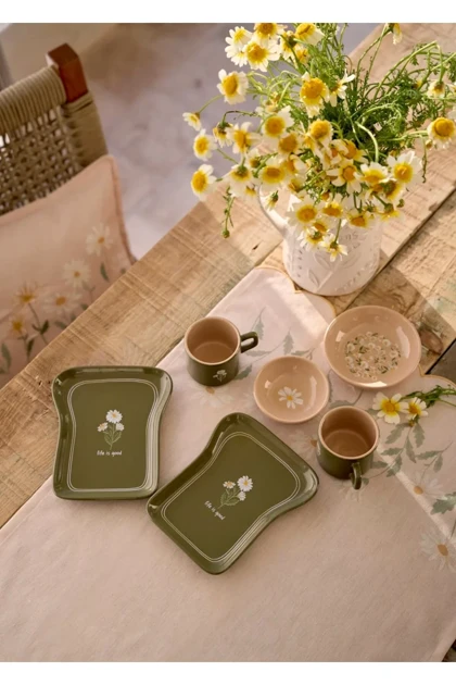 سرویس صبحانه‌خوری دو نفره Bella Maison مدل Daisy سرامیکی - مشکی