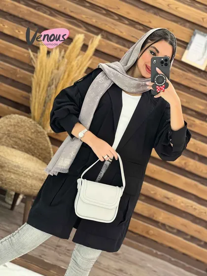 مانتو جیب پیله آستین دکمه