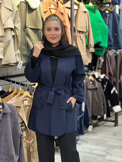 مانتو زنانه کجراه یقه آرشال