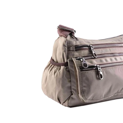 کیف ساتن سه زیپ 0089