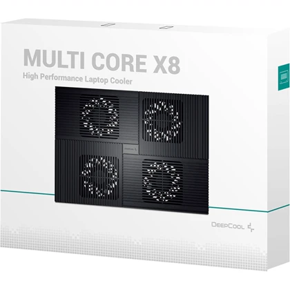 کول پد لپ تاپ دیپ کول DeepCool مدل MULTI CORE X8 سایز 17 اینچ با 4 فن