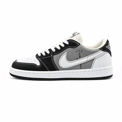 کفش و کتانی مردانه مدل نایک ترویس NIKE TRAVIS رنگ طوسی مشکی کد 30951