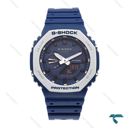 ساعت جیشاک GA2100 کاسیو سرمه ای طوسی مردانه Gshock-6507-G