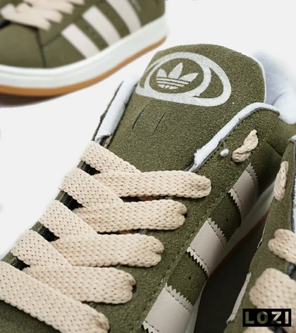 کفش کتانی زنانه و مردانه سبز کرم ADIDAS Campus مدل 4685